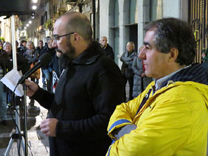 Concentraci&oacute; a la pla&ccedil;a del Vi per la independ&egrave;ncia i la llibertat dels presos pol&iacute;tics