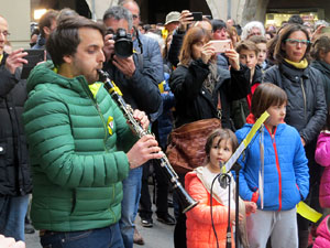 Concentraci&oacute; a la pla&ccedil;a del Vi per la independ&egrave;ncia i la llibertat dels presos pol&iacute;tics