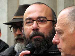 Concentraci&oacute; a la pla&ccedil;a del Vi per la independ&egrave;ncia i la llibertat dels presos pol&iacute;tics