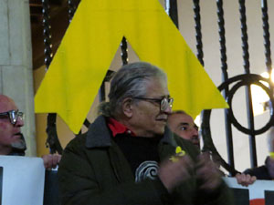 Concentraci&oacute; a la pla&ccedil;a del Vi per la llibertat dels presos pol&iacute;tics
