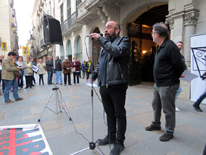 Concentraci&oacute; a la pla&ccedil;a del Vi per la independ&egrave;ncia i la llibertat dels presos pol&iacute;tics