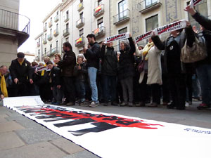 Concentraci&oacute; a la pla&ccedil;a del Vi per la independ&egrave;ncia i la llibertat dels presos pol&iacute;tics