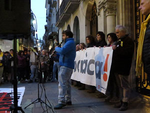 Concentraci&oacute; a la pla&ccedil;a del Vi per la independ&egrave;ncia i la llibertat dels presos pol&iacute;tics