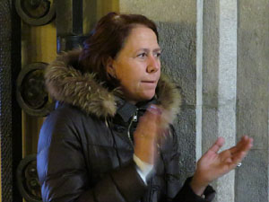 Concentraci&oacute; per la llibertat dels presos pol&iacute;tics a la pla&ccedil;a del Vi