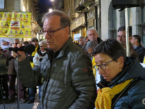 Concentraci&oacute; a la pla&ccedil;a del Vi per la independ&egrave;ncia i la llibertat dels presos pol&iacute;tics