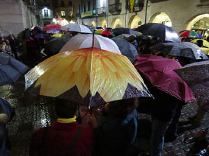 Concentraci&oacute; a la pla&ccedil;a del Vi per la independ&egrave;ncia i la llibertat dels presos pol&iacute;tics