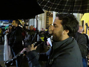 Concentraci&oacute; a la pla&ccedil;a del Vi per la independ&egrave;ncia i la llibertat dels presos pol&iacute;tics