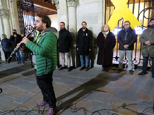 Concentraci&oacute; a la pla&ccedil;a del Vi per la independ&egrave;ncia i la llibertat dels presos pol&iacute;tics