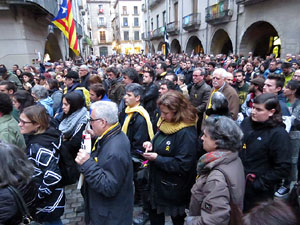 Concentraci&oacute; de suport als CDR's i rebuig per les detencions a la pla&ccedil;a del Vi