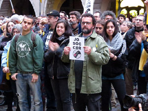 Concentraci&oacute; de suport als CDR's i rebuig per les detencions a la pla&ccedil;a del Vi