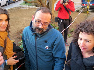 Concentraci&oacute; per la detenci&oacute; del alcaldes de Verges i Celr&agrave;, Ignasi Sabater i Daniel Cornell&agrave;, i catorze persones m&eacute;s