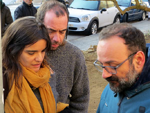 Concentraci&oacute; per la detenci&oacute; del alcaldes de Verges i Celr&agrave;, Ignasi Sabater i Daniel Cornell&agrave;, i catorze persones m&eacute;s