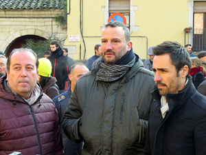 Concentraci&oacute; per la detenci&oacute; del alcaldes de Verges i Celr&agrave;, Ignasi Sabater i Daniel Cornell&agrave;, i catorze persones m&eacute;s