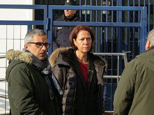 Concentraci&oacute; per la detenci&oacute; del alcaldes de Verges i Celr&agrave;, Ignasi Sabater i Daniel Cornell&agrave;, i catorze persones m&eacute;s