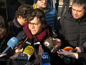 Concentraci&oacute; per la detenci&oacute; del alcaldes de Verges i Celr&agrave;, Ignasi Sabater i Daniel Cornell&agrave;, i catorze persones m&eacute;s