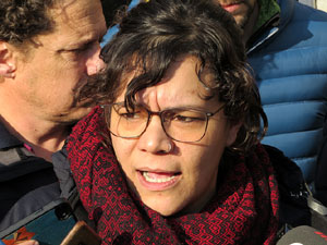 Concentraci&oacute; per la detenci&oacute; del alcaldes de Verges i Celr&agrave;, Ignasi Sabater i Daniel Cornell&agrave;, i catorze persones m&eacute;s
