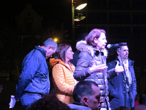 Manifestaci&oacute; per la detenci&oacute; del alcaldes de Verges i Celr&agrave;, Ignasi Sabater i Daniel Cornell&agrave;, i catorze persones m&eacute;s