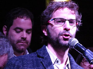Manifestaci&oacute; per la detenci&oacute; del alcaldes de Verges i Celr&agrave;, Ignasi Sabater i Daniel Cornell&agrave;, i catorze persones m&eacute;s