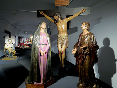Agonia de Nostre Senyor. Talla de fusta. Confraria de la Santa Creu i de la Passi&oacute; de Nostre Senyor Jesucrist. Esgl&eacute;sia dels Dolors, Girona