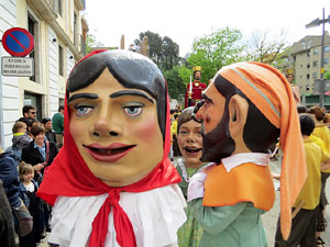 Festes de Primavera de Girona 2019. Cercavila amb el Tarl&agrave;