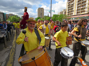 Festes de Primavera de Girona 2019. Cercavila amb el Tarl&agrave;