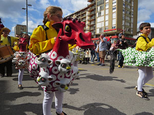 Festes de Primavera de Girona 2019. Cercavila amb el Tarl&agrave;
