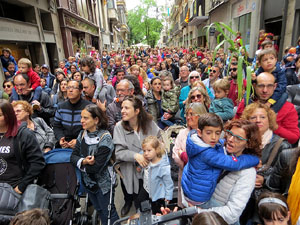 Festes de Primavera de Girona 2019. Penjada del Tarl&agrave;