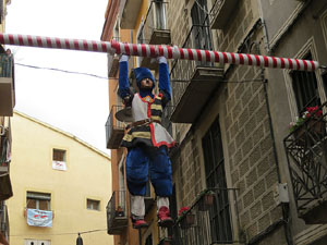 Festes de Primavera de Girona 2019. Penjada del Tarl&agrave;