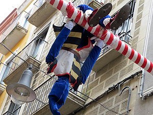 Festes de Primavera de Girona 2019. Penjada del Tarl&agrave;