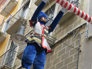 Festes de Primavera de Girona 2019. Penjada del Tarl&agrave;