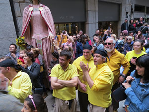 Festes de Primavera de Girona 2019. Penjada del Tarl&agrave;