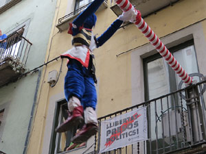 Festes de Primavera de Girona 2019. Penjada del Tarl&agrave;