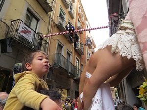 Festes de Primavera de Girona 2019. Penjada del Tarl&agrave;
