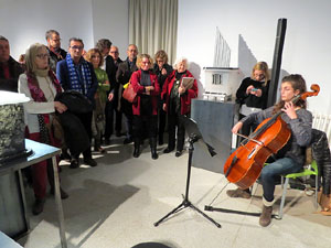 Inauguraci&oacute; de l'exposici&oacute; '55 urnes per la Llibertat' a la Fundaci&oacute; Fita, a la Casa de Cultura de Girona