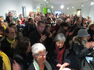 Inauguraci&oacute; de l'exposici&oacute; '55 urnes per la Llibertat' a la Fundaci&oacute; Fita, a la Casa de Cultura de Girona