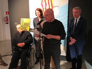 Inauguraci&oacute; de l'exposici&oacute; '55 urnes per la Llibertat' a la Fundaci&oacute; Fita, a la Casa de Cultura de Girona