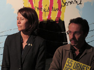 Inauguraci&oacute; de l'exposici&oacute; '55 urnes per la Llibertat' a la Fundaci&oacute; Fita, a la Casa de Cultura de Girona