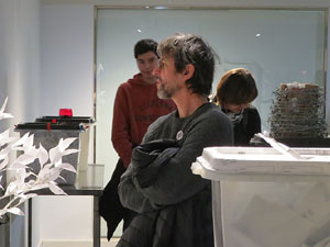 Inauguraci&oacute; de l'exposici&oacute; '55 urnes per la Llibertat' a la Fundaci&oacute; Fita, a la Casa de Cultura de Girona