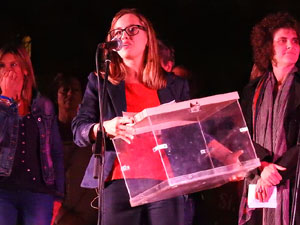 Inici de la campanya pel S&Iacute; al refer&egrave;ndum a la pla&ccedil;a de la Independ&egrave;ncia