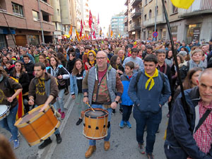 21F Vaga general. La manifestaci&oacute; m&eacute;s gran de la hist&ograve;ria de Girona, amb 70.000 participants