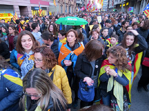 21F Vaga general. La manifestaci&oacute; m&eacute;s gran de la hist&ograve;ria de Girona, amb 70.000 participants