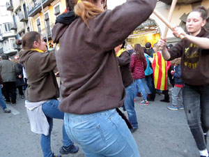 21F Vaga general. La manifestaci&oacute; m&eacute;s gran de la hist&ograve;ria de Girona, amb 70.000 participants