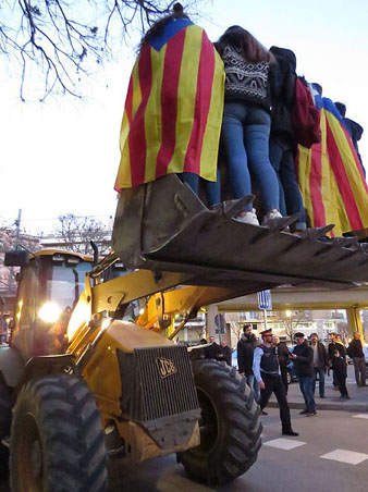 Tractors a Santa Eug&egrave;nia
