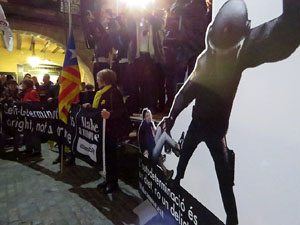 Manifestaci&oacute; pel trasllat dels presos pol&iacute;tics a Madrid pel judici de l'1-O