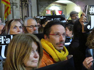 Manifestaci&oacute; pel trasllat dels presos pol&iacute;tics a Madrid pel judici de l'1-O