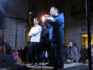Manifestaci&oacute; pel trasllat dels presos pol&iacute;tics a Madrid pel judici de l'1-O