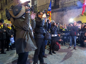 Manifestaci&oacute; pel trasllat dels presos pol&iacute;tics a Madrid pel judici de l'1-O