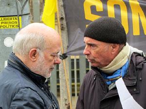 Marxa Groga pels Drets Civils i Nacionals. Concentraci&oacute; a la pla&ccedil;a de l'U d'octubre de 2017