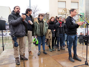 Marxa Groga pels Drets Civils i Nacionals. Concentraci&oacute; a la pla&ccedil;a de l'U d'octubre de 2017