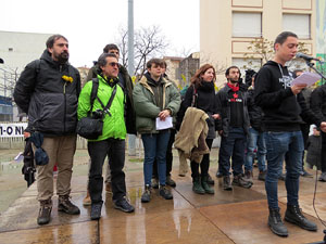 Marxa Groga pels Drets Civils i Nacionals. Concentraci&oacute; a la pla&ccedil;a de l'U d'octubre de 2017